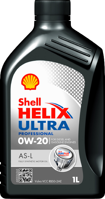 Моторное масло SHELL 0W20 HELIX ULTRA PROFESSIONAL AS-L, 1л